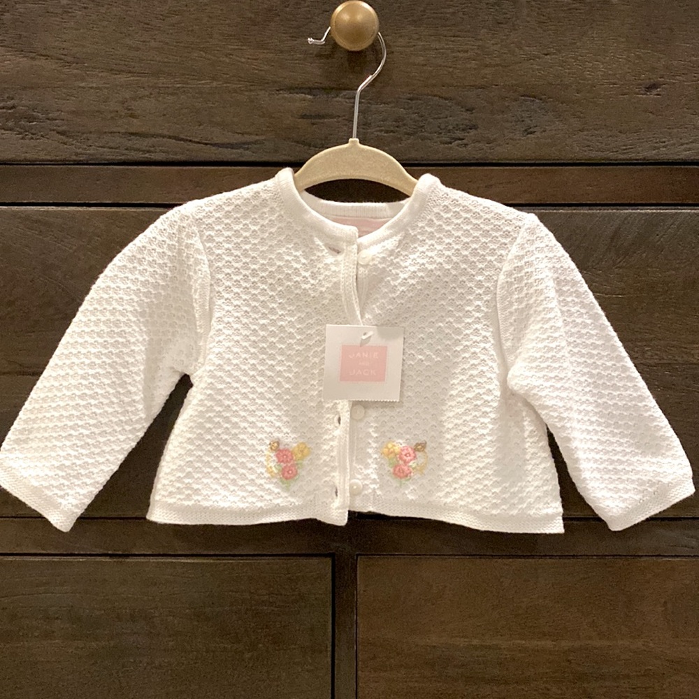 NWT Baby cardigan Janie and jack